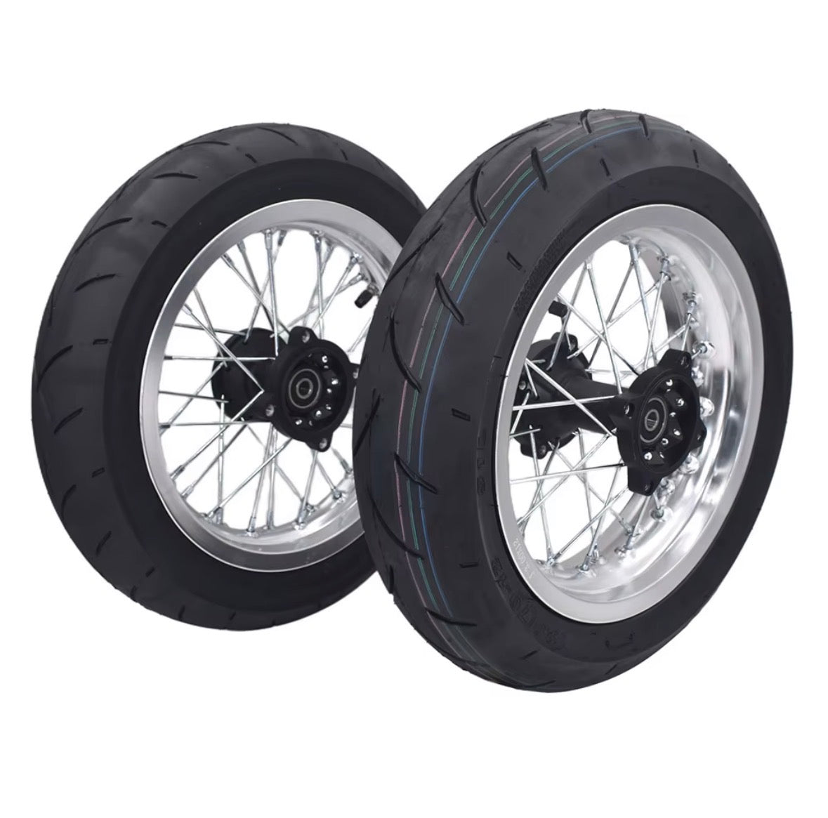 Razor supermoto wheel set